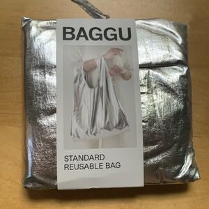 Baggu silver metallic bad